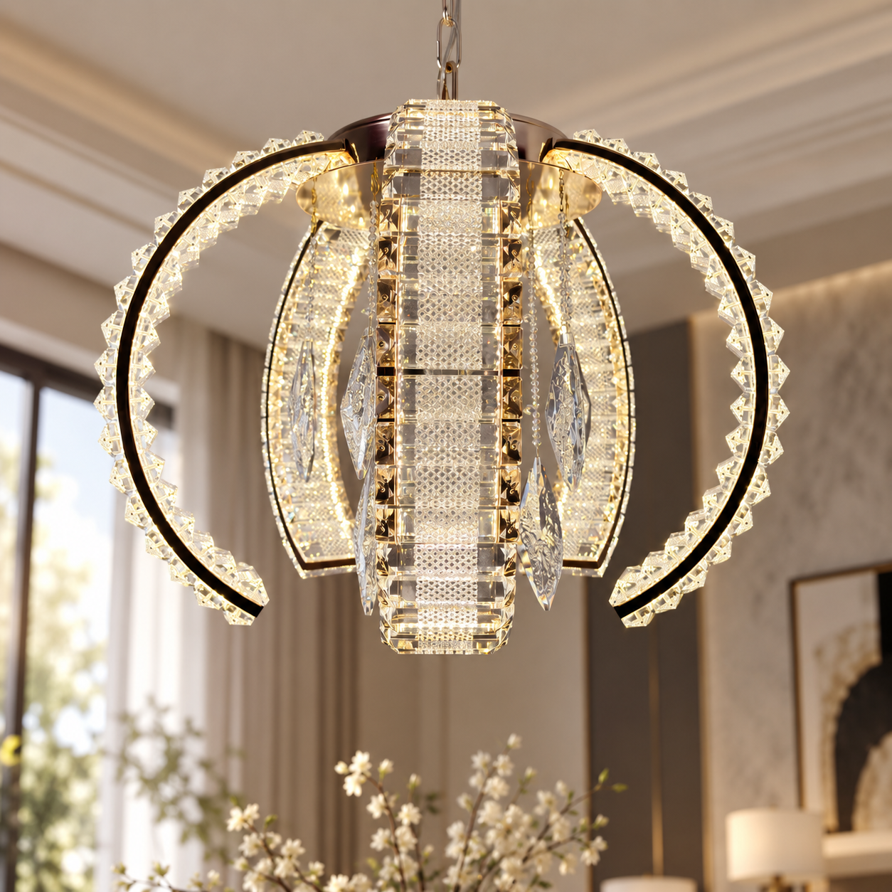 Vera Venus 50-43 – pełne ujęcie lampy LED w nowoczesnym wnętrzu